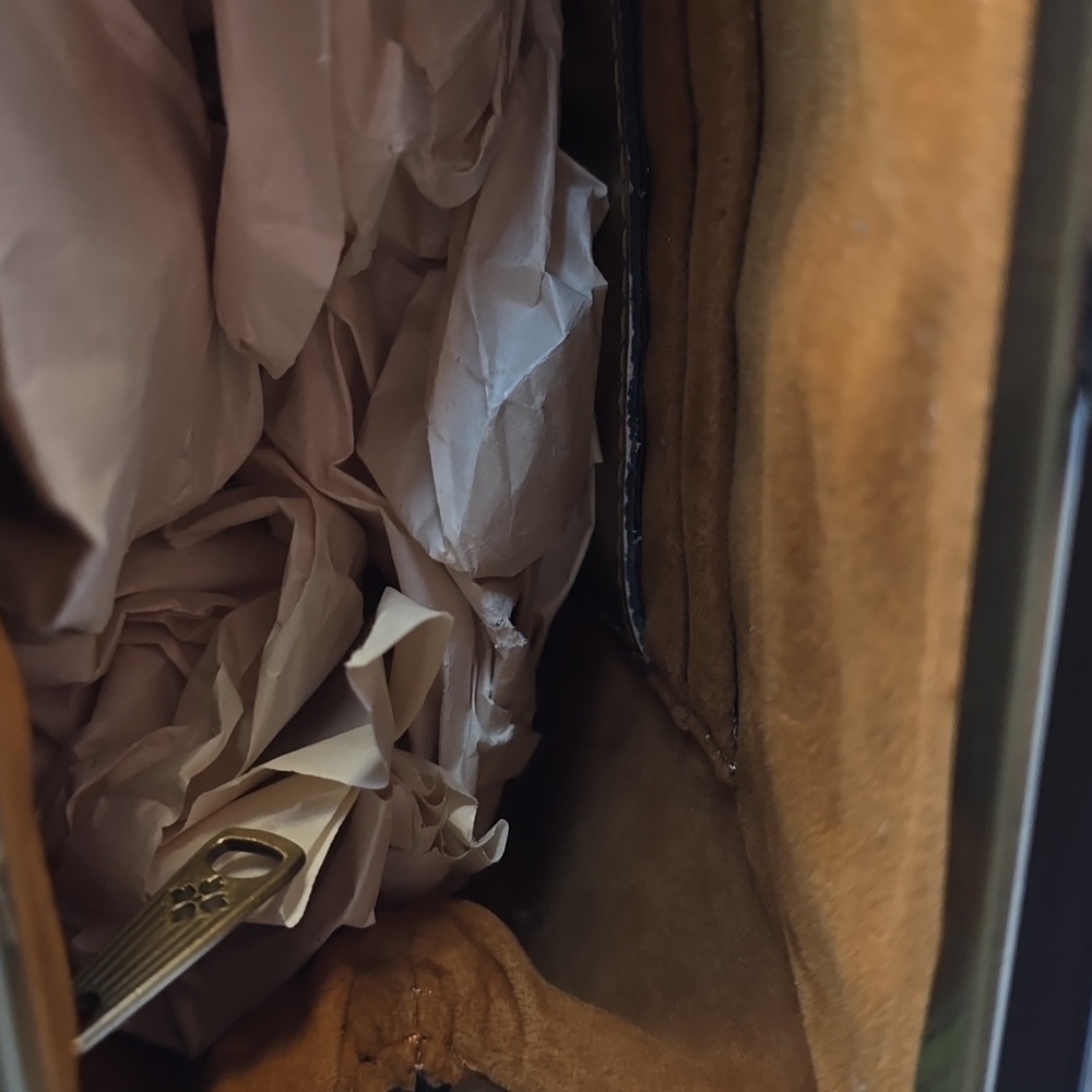 Patricia Nash Metallic Gold Leather Wristlet Clutch - Picture 15 of 15